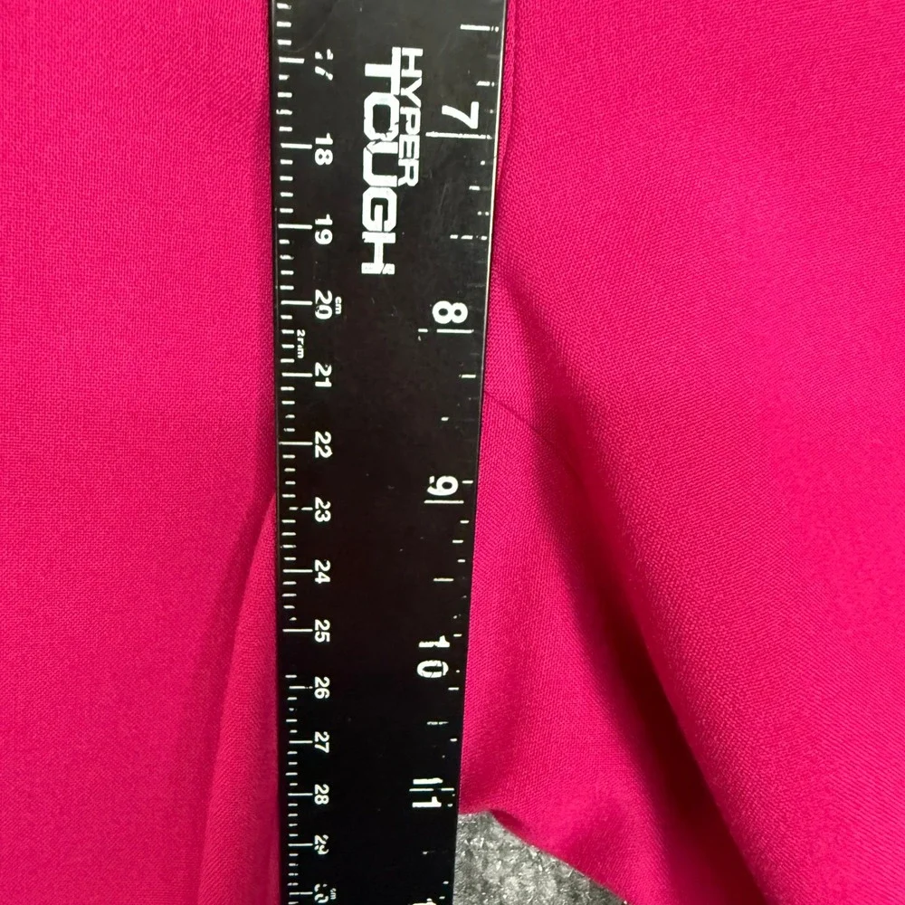 Vince Camuto Dress Pants Womens 4 Fuchsia Pink Tailored Slim Leg Low Rise Career